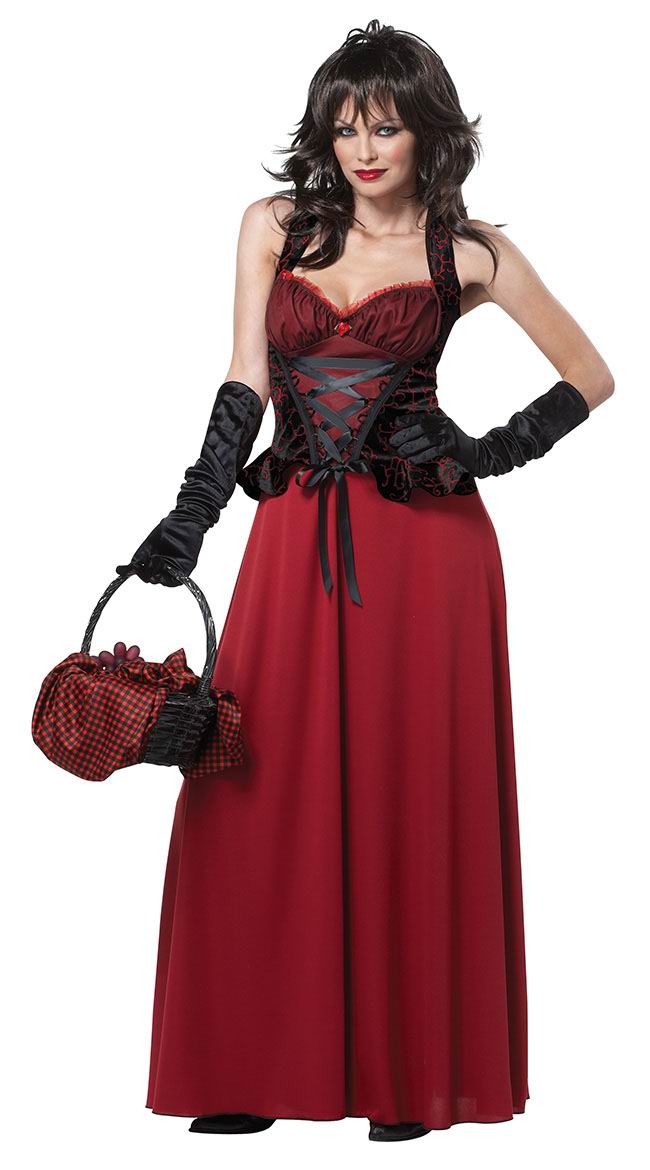 F1438 Dark Red Riding Hood Costume